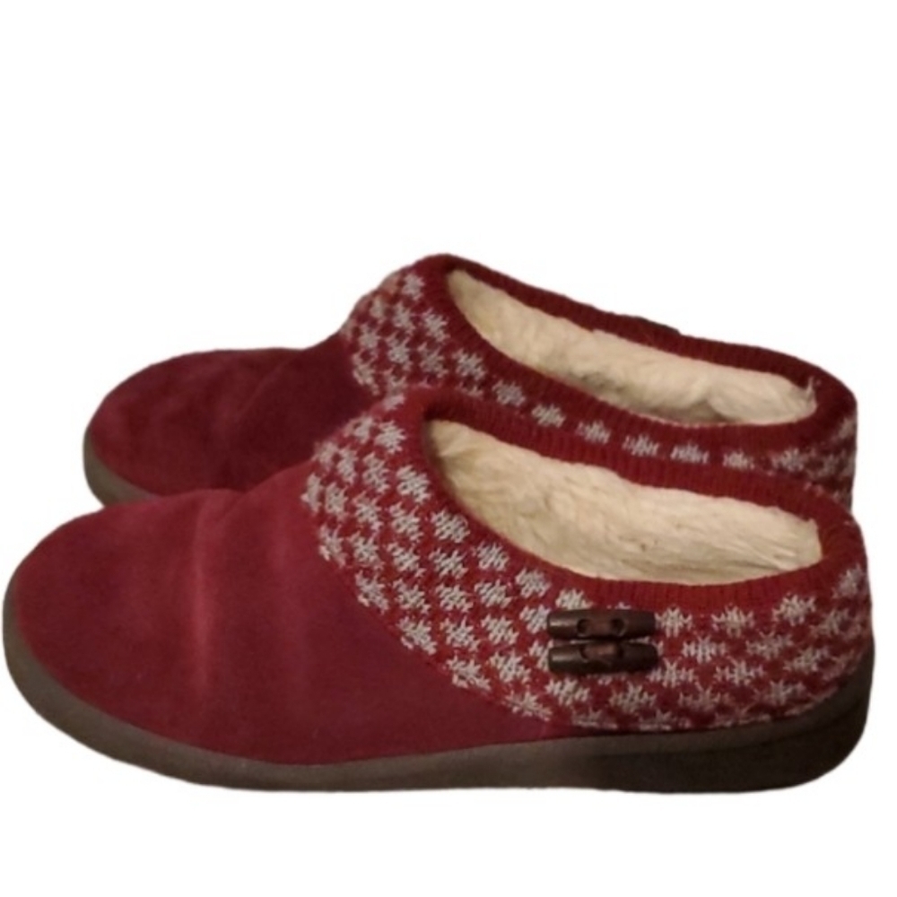 Clarks Shoes Womens Clogs size 9 faux fur lined